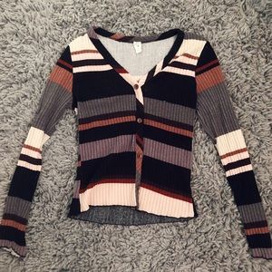 Lazy Sundays Long Sleeve Button Down Sweater